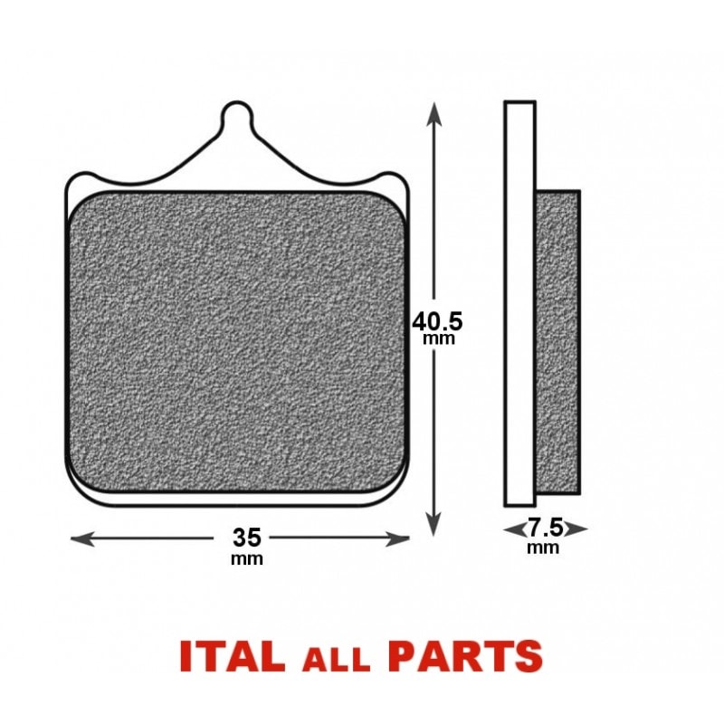 PLAQUETTES AVANT SINTER METAL FRITTE NEWFREN DUCATI 748 / 749 / 999 / S4R / S4RS / MONSTER 1000